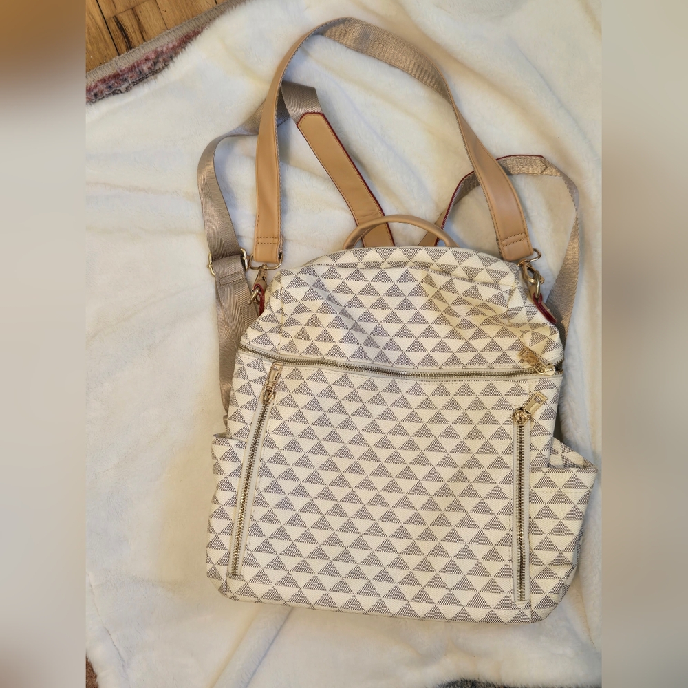 Geometric Patterned Backpack - image 1